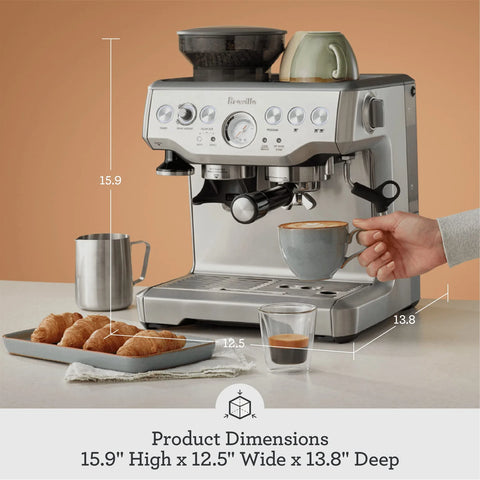 Breville the Barista Express Espresso Machine, One Size, Black Sesame