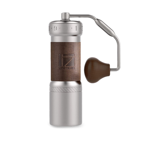 1Zpresso K-Ultra Manual Coffee Grinder – Silver & Iron Grey